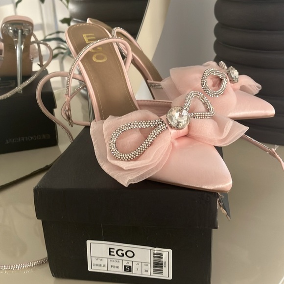 Ego Chriselle Rhinestone Pale Pink stilettos - Picture 5 of 6